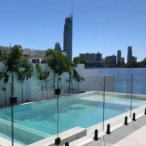 Corrosion Resistant Flat Back Spigot for 6mm 8mm 10mm Balustrade for Pools