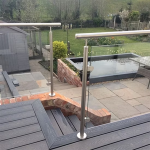 Semi-Framed Balustrades for Glass Parapet Railing on Commercial Buildings