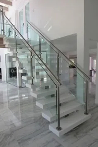 Polished Stain Mirrored Stainless Steel Round Pipe Railing