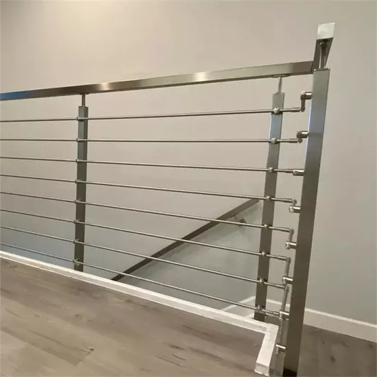 Elegant Square Balustrade Railing Bar Tube with Durable Posts for Stair Railing