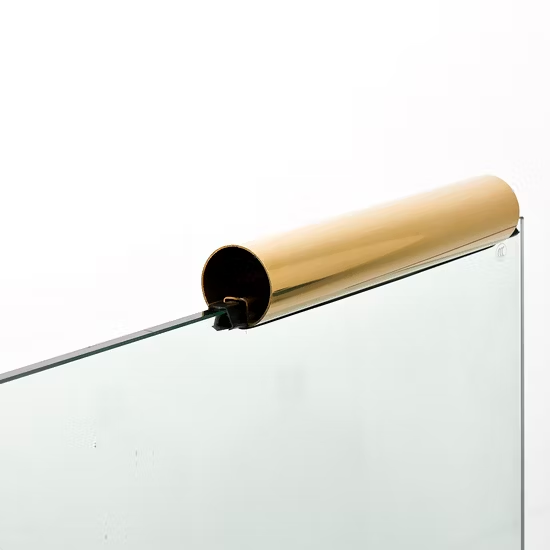 Handrail in 304 316 2205 Stainless Steel Round Grooved Tube with LED Warm Light