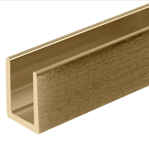 Modern Glass Stair Railing with Stylish U-Channel Design