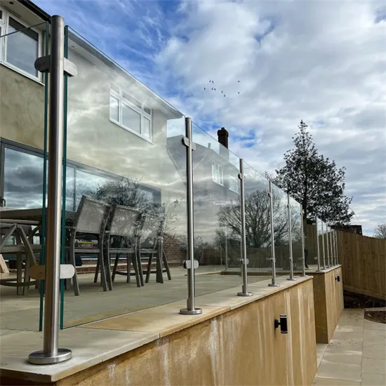 Customizable Glass Shower Door Rails with Semi-Framed Balustrades Design