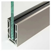 Stainless Steel Semi-Frameless Balustrades with Base Glass Clamps or Base Shoes