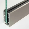 Stainless Steel Semi-Frameless Balustrades with Base Glass Clamps or Base Shoes