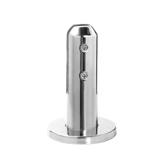 Frameless Glass Balustrades with Stainless Steel 304 316 2205 Glass Flange Spigots