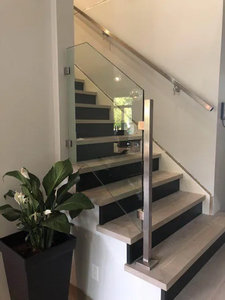 Balcony Stainless Steel Square Post Wire Cable Railing