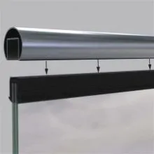 Elegant Satin Glass Railing LED Lighting Solutions for Homes