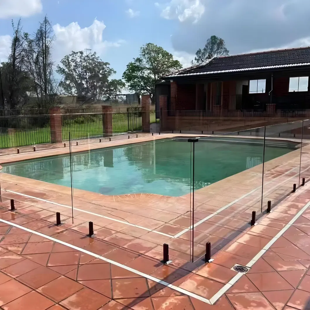 Frameless Glass Balustrades with Stainless Steel 304 316 2205 Face Mount Spigots