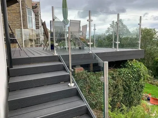 Swimming Pool Balustrades Square Round Post in Aluminium or Stainless Steel