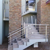 Sleek Modern Glass Railing with Durable Wire Handrail
