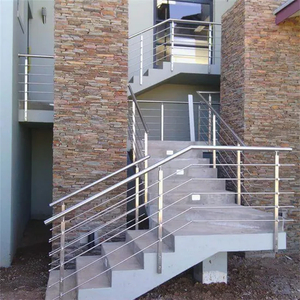 Sleek Modern Glass Railing with Durable Wire Handrail