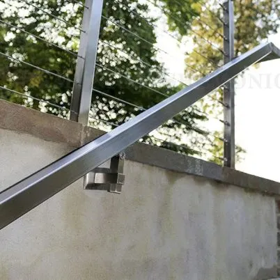 Fabricate a Durable Staircase Railing Using Stainless Steel Poles for The Balcony