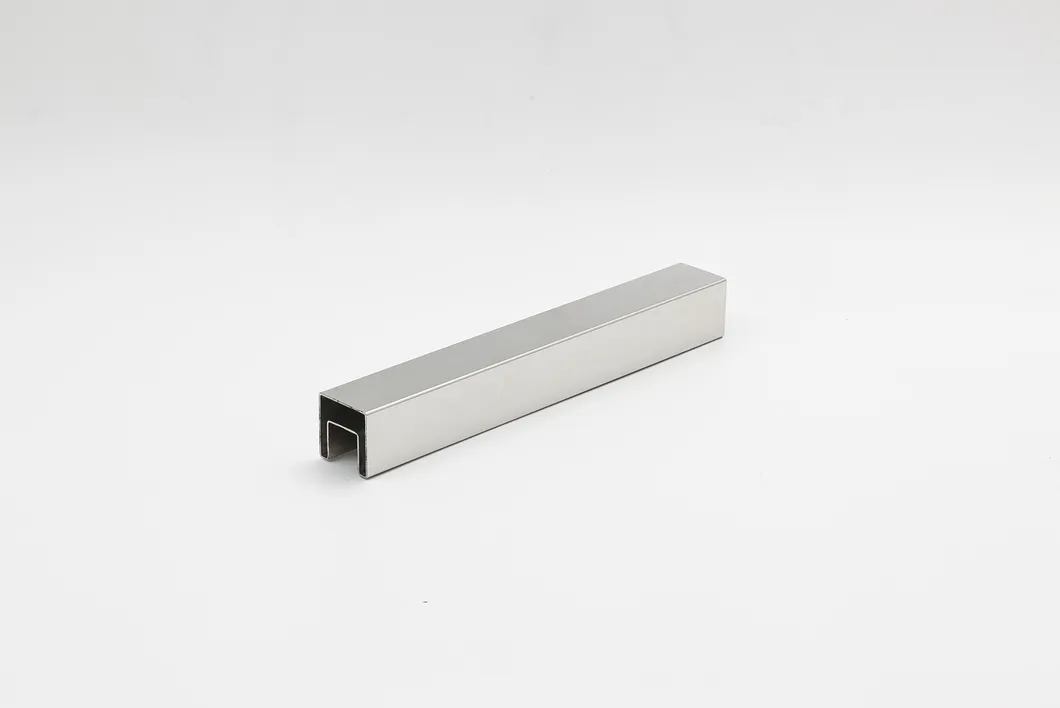 Contemporary Square Tube Glass Railing Balustrade for Modern Homes