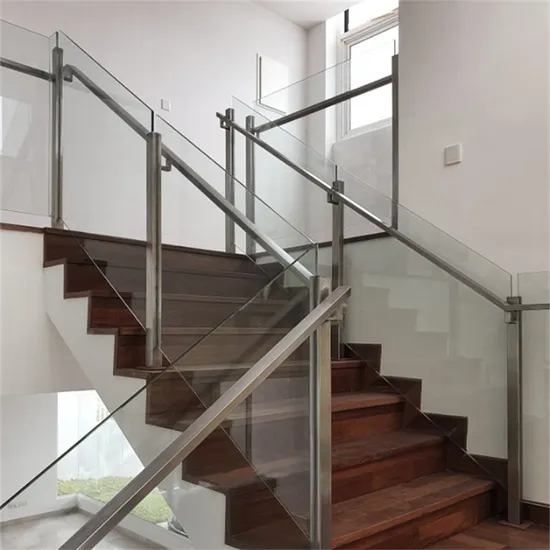 Premium Glass Balcony Railing System with Stainless Steel Posts