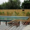 Frameless Glass Balustrades with Stainless Steel 304 316 2205 Glass Flange Spigots