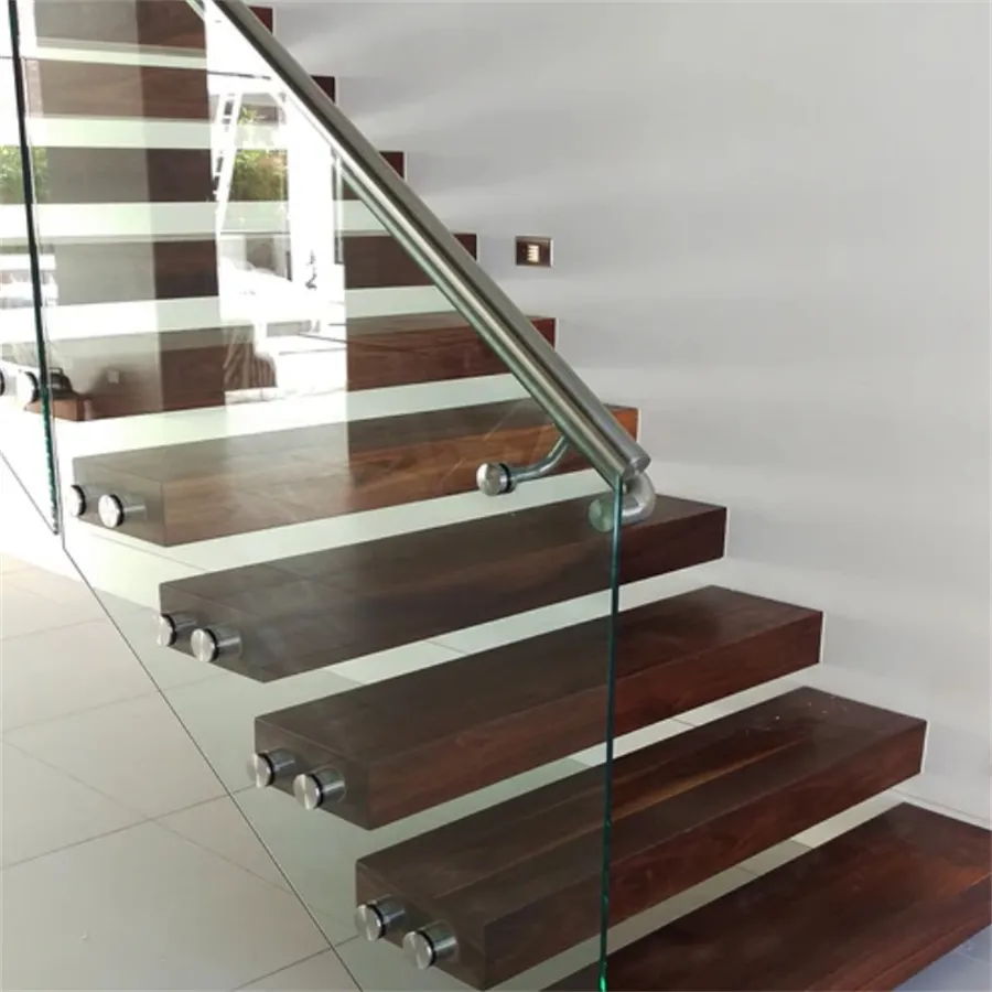 Elegant Stainless Steel LED Handrail for Modern Glass Terraces