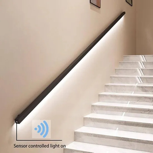Premium Stainless Steel Handrail Tube with Integrated LED Lighting