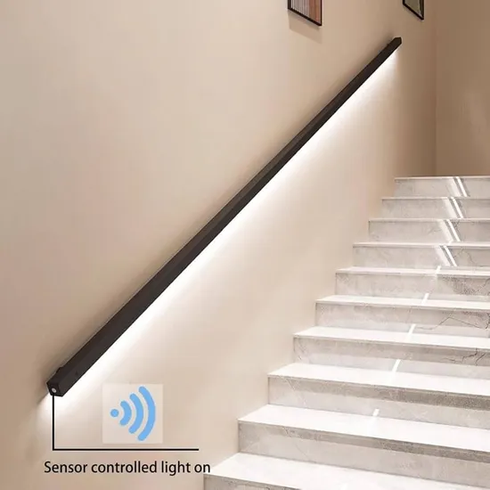 Premium Stainless Steel Handrail Tube with Integrated LED Lighting