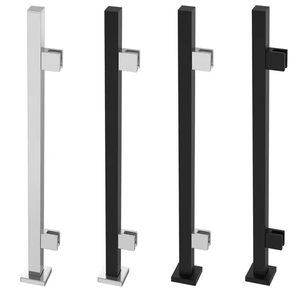 Semi-Frameless Balustrades with Stainless Steel 304 316 2205 Square Post