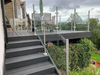 Semi-Frameless Glass Balustrade Systems with Round Square Post