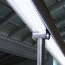 Premium Stainless Steel Round Flat Handrail for Modern Glass Balustrades