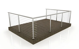 Premium Flat Stainless Steel Rectangular Tube for Cable Railing