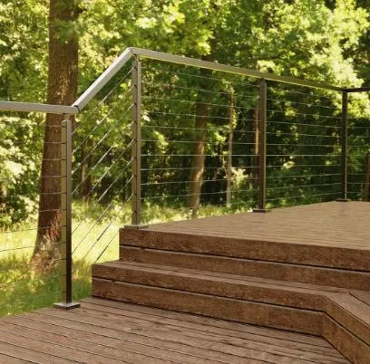 Elegant Square Balustrade Railing Bar Tube with Durable Posts for Stair Railing