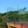 Frameless Glass Balustrades with Stainless Steel 304 316 2205 Face Mount Spigots