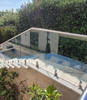 Semi-Frameless Balustrades with Stainless Steel 304 316 2205 Base Glass Spigot