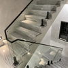 Stainless Steel Semi-Frameless Balustrades with Base Glass Clamps or Base Shoes