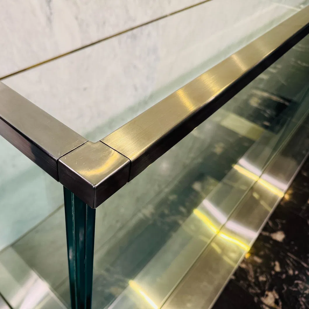 Premium Glass Balcony Railing System with Stainless Steel Posts