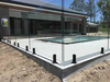 Semi-Frameless Balustrades with Stainless Steel 304 316 2205 Base Glass Spigot