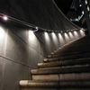 Stylish Outdoor LED Metal Balusters with Sleek Glass Railing
