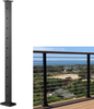 Cable Railing Post - Stainless Steel Square Fence Post for Deck Cable Railing System